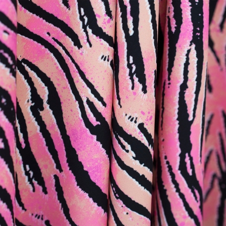 TKANINA KARELIA NEONOWA ZEBRA