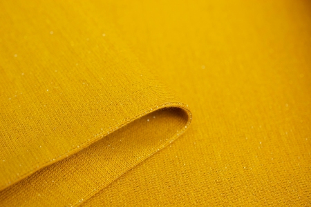 DZIANINA ŚCIĄGACZOWA TUBLE LUREX YELLOW
