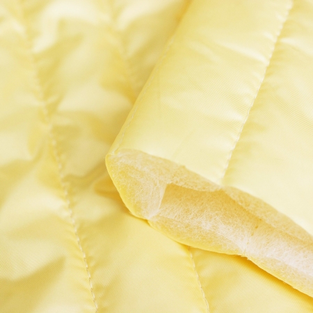 TKANINA PIKOWANA STRIPES YELLOW CREAM