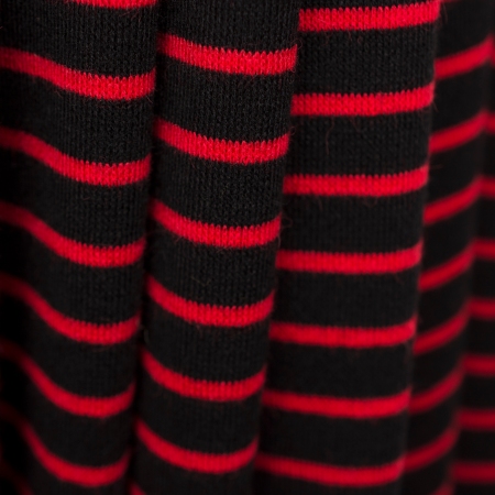 DZIANINA WISKOZOWA MOHITO STRIPES RED&BLACK