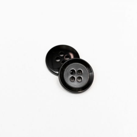 GUZIK GARNITUROWY CZARNY (1,5cm)