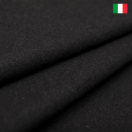 TKANINA WEŁNIANA ITALIA KLASYCZNA CZERŃ