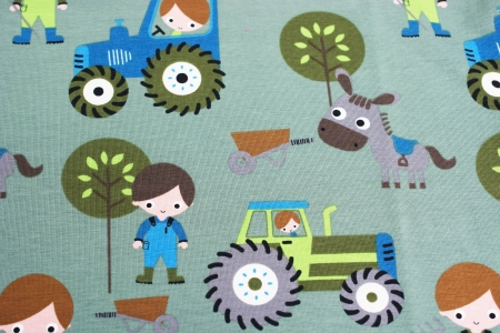 DZIANINA SINGIEL JERSEY FARMERS LIFE