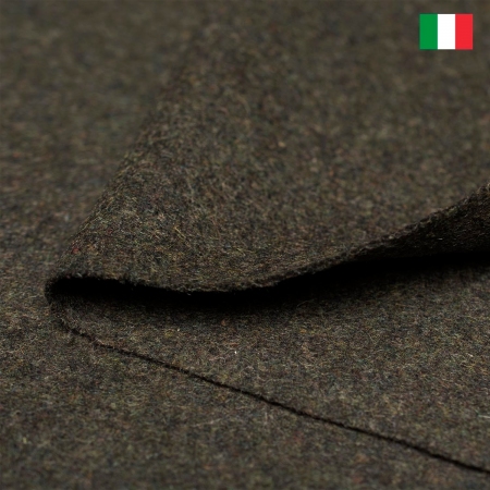 TKANINA WEŁNIANA ITALIA CIEMNA OLIWKA