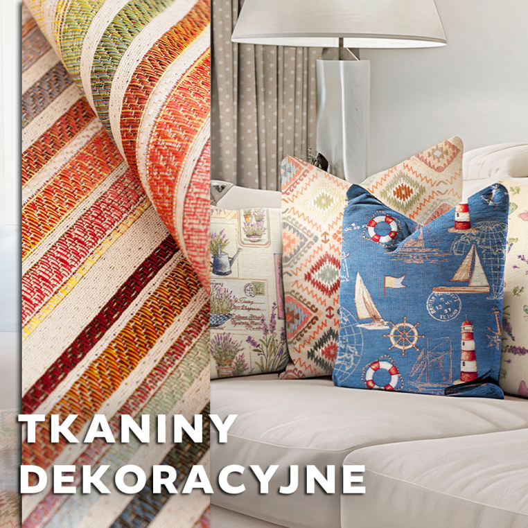 TKANINY DEKORACYJNE/OBRUSOWE