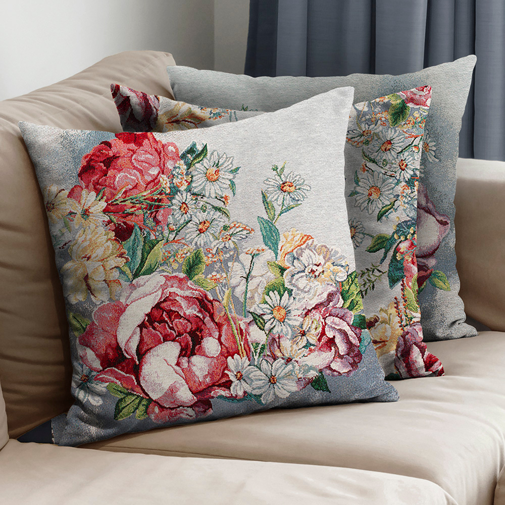 Tkanina żakardowa gobelinowa, panel na poduszkę, doskonale dopełni wystrój wnętrza.