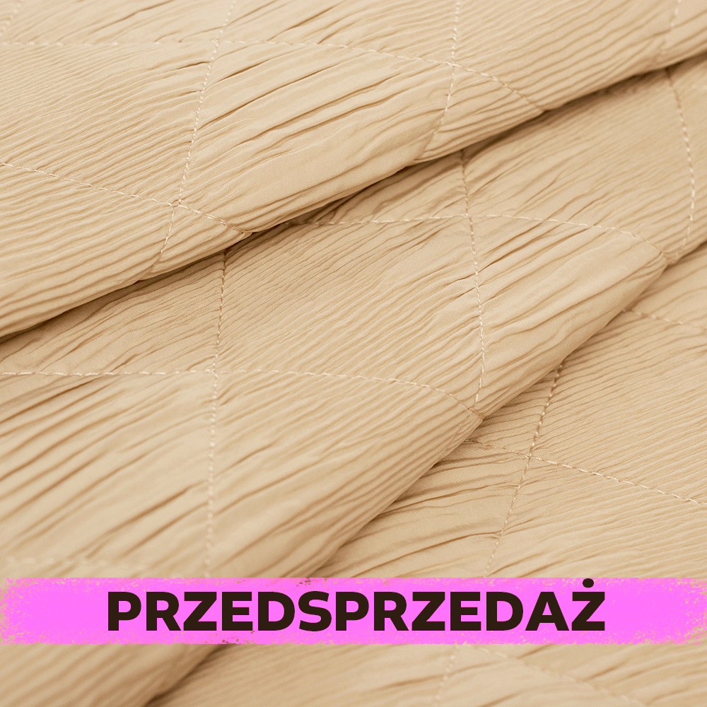 Pikówka o nowoczesnym, wyrazistym charakterze, idealna na cieplejsze okrycia wierzchnie: kurtki, płaszcze i kamizelki.