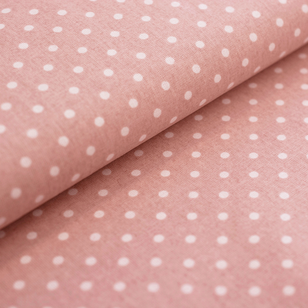 Tkanina bawełniana o splocie płóciennym, wyprodukowana w Polsce.