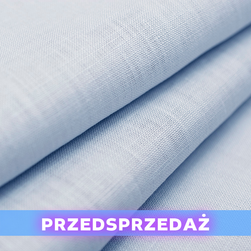 Len Puro to szlachetna, w 100% naturalna tkanina lniana o charakterystycznej, delikatnie widocznej fakturze.