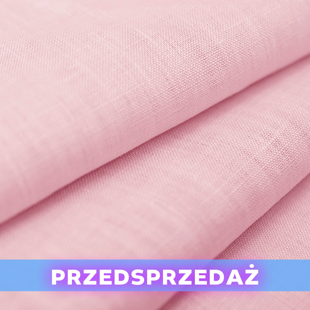Len Puro to szlachetna, w 100% naturalna tkanina lniana o charakterystycznej, delikatnie widocznej fakturze.