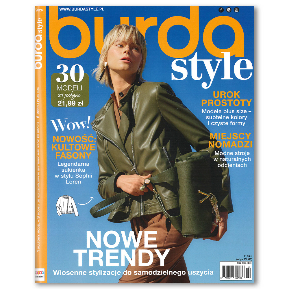 Miesięcznik Burda Style to czasopismo skierowane do osób, które uwielbiają szyć.