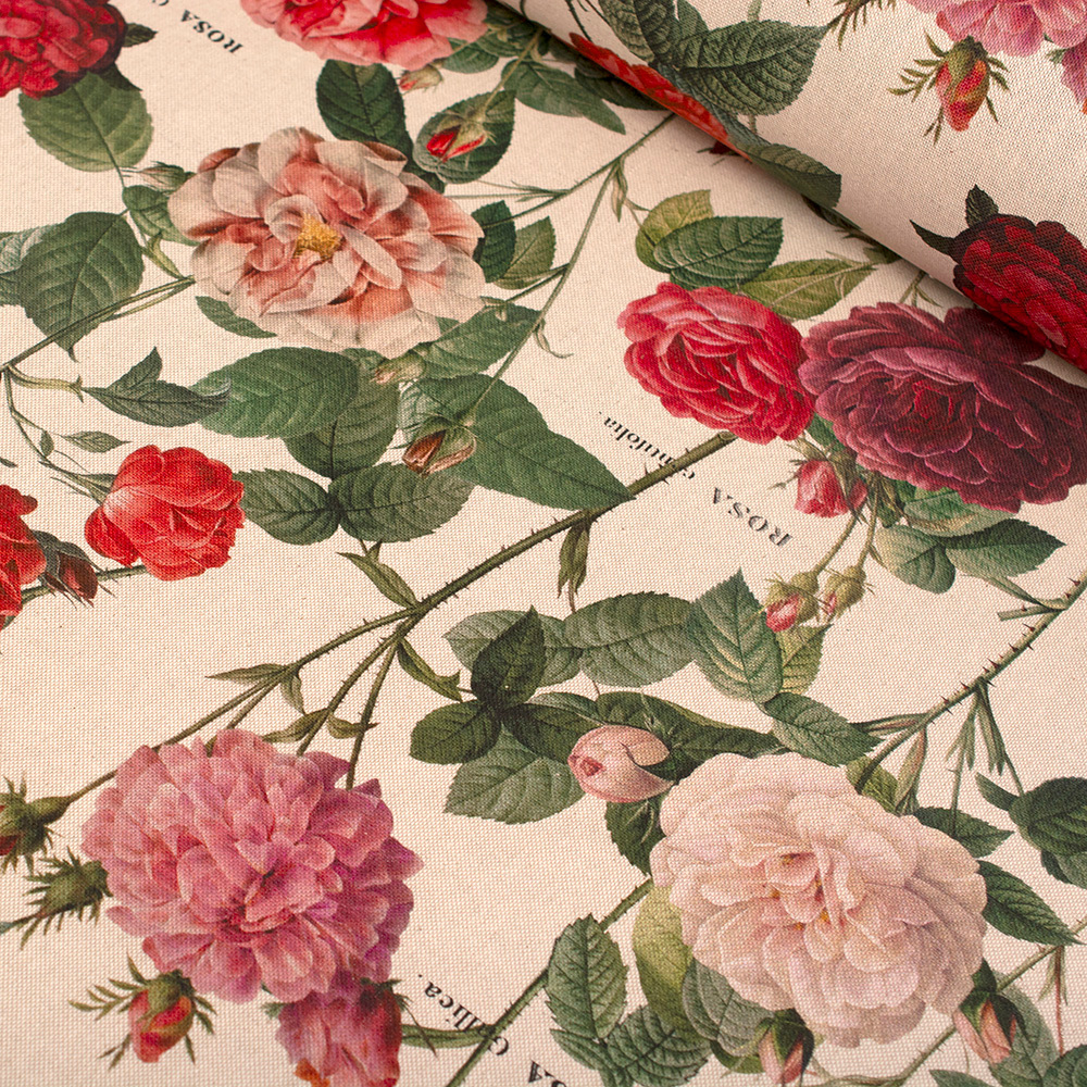 Bawełniana tkanina dekoracyjna z drukowanym wzorem to materiał, który łączy naturalność z efektownym wyglądem.