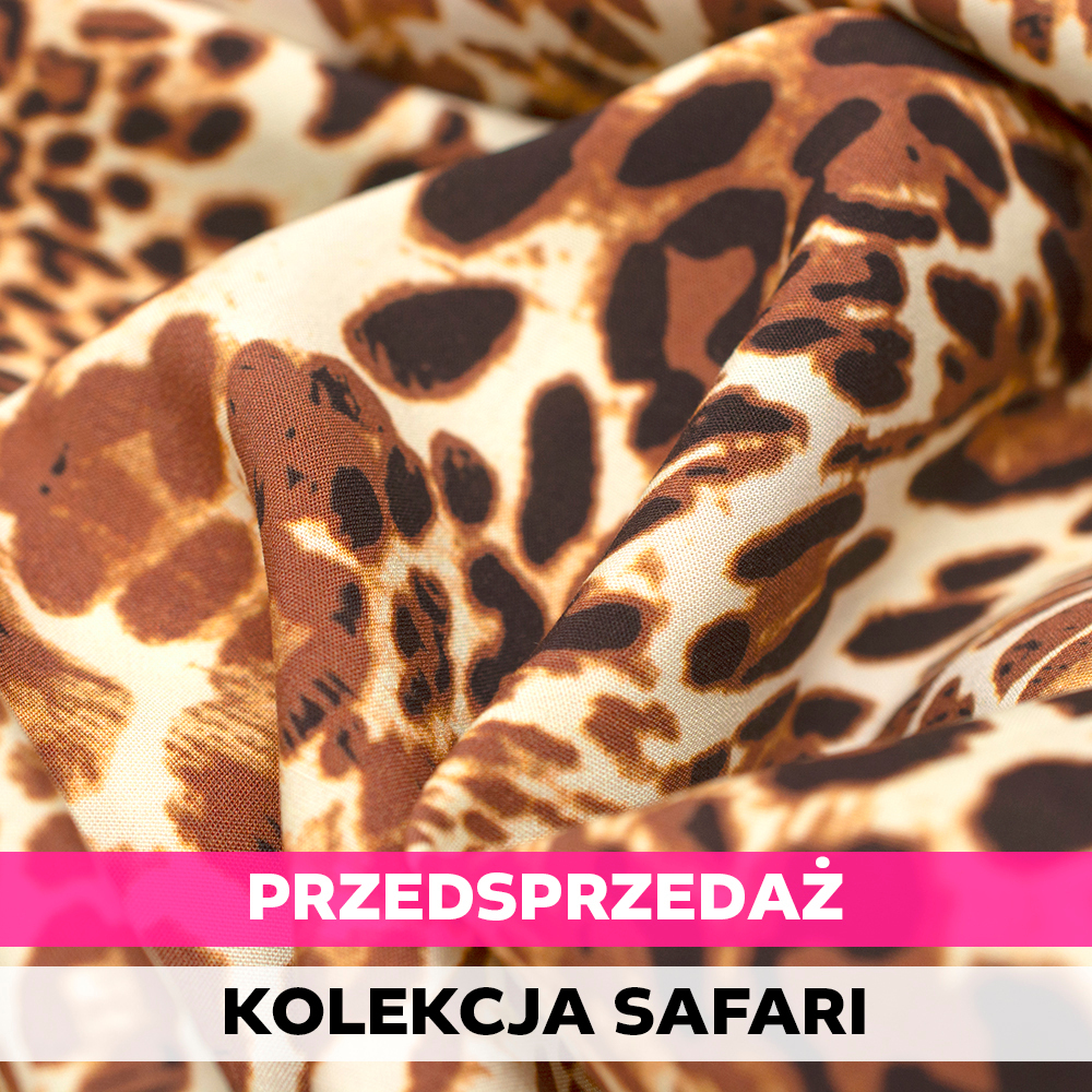 Tkanina z 100% wiskozy to lekki, miękki materiał, który pięknie układa się na sylwetce, tworząc naturalne fałdy i swobodny ruch.