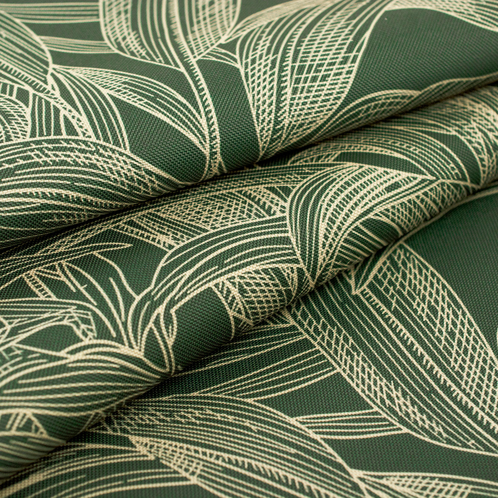 Tkanina markizowa o właściwościach wodoodpornych i wiatroodpornych.