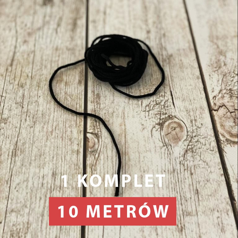 Gumka stosowana przy wyrobie maseczek medycznych.