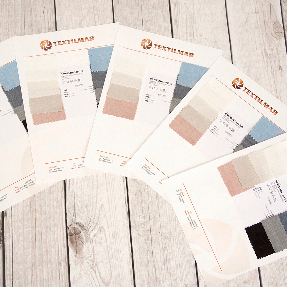 Sprawdź na żywo aktualne kolory tkaniny BAWEŁNA LOTUS.