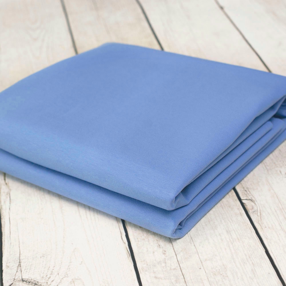 Bawełniana dzianina dresowa o spodzie pętelkowym.