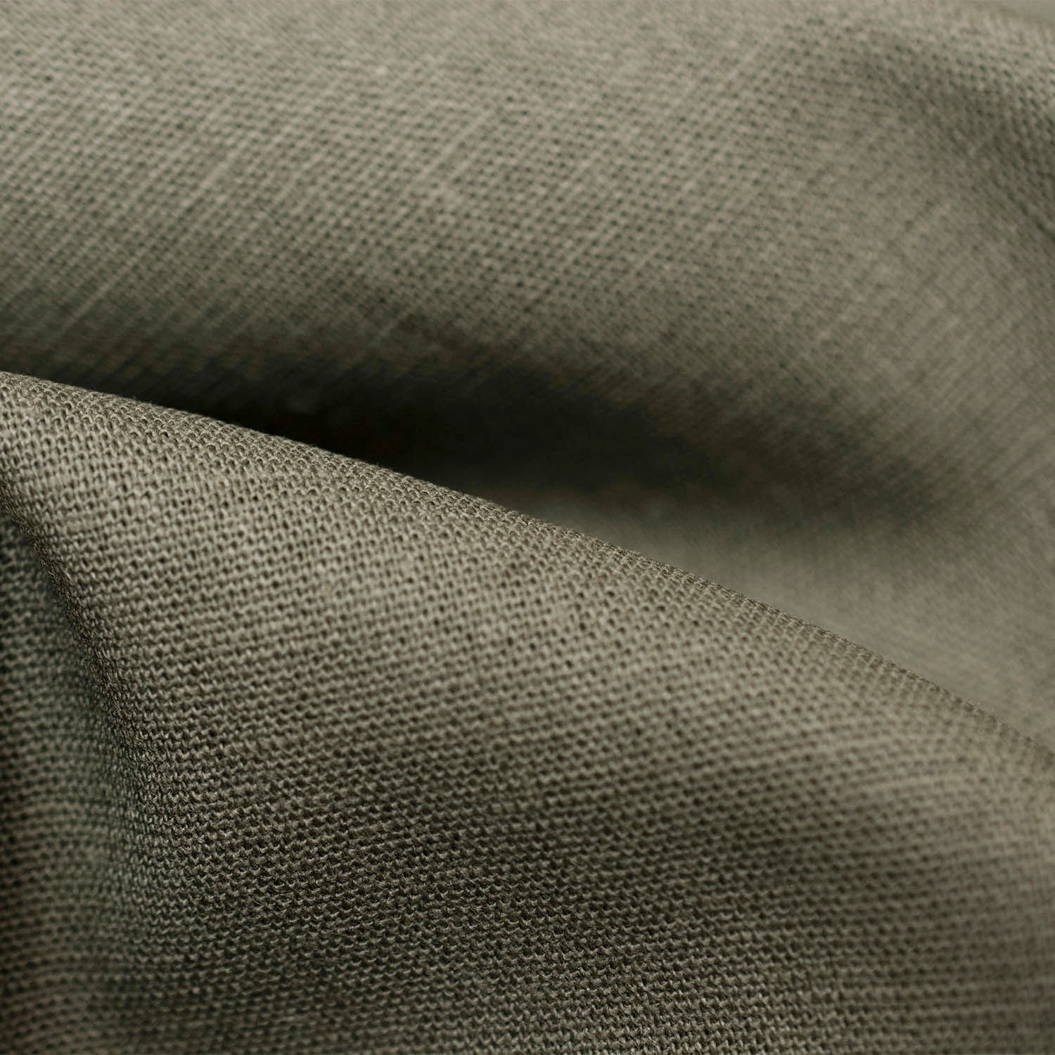 Tkanina lniana o jednolitym zabarwieniu, idealna na wiosenną letnią odzież.