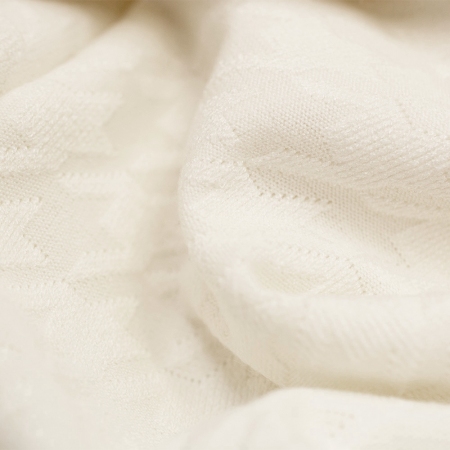 Swetrowa dzianina COCO, niezwykła dzianina o splocie nawiązującym wzorem do klasycznej pepity.
