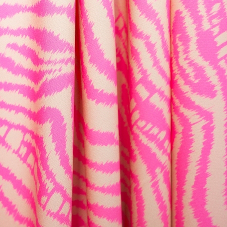 TKANINA KARELIA ZEBRA W RÓŻU