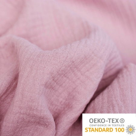 Muślin bawełniany – przyjemna w dotyku tkanina, wykonana z cienkich, skręconych włókien bawełny.