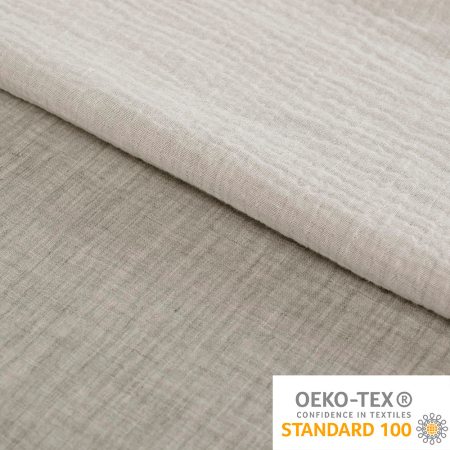 Muślin bawełniany – przyjemna w dotyku tkanina, wykonana z cienkich, skręconych włókien bawełny.