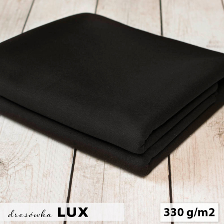 Dresówka LUX to wysokogatunkowy materiał o miękkiej, przyjemnej w dotyku strukturze.