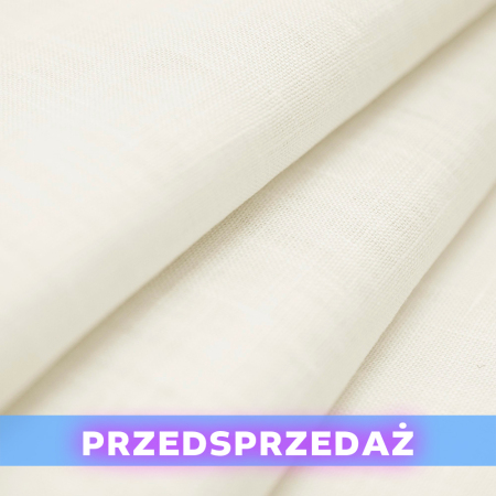 Len Puro to szlachetna, w 100% naturalna tkanina lniana o charakterystycznej, delikatnie widocznej fakturze.