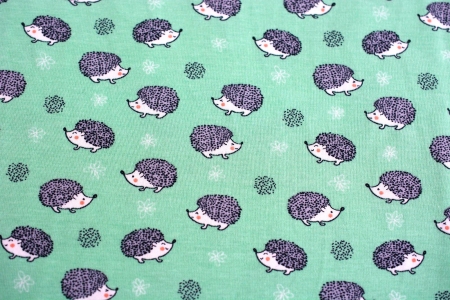 DZIANINA BAWEŁNIANA SINGIEL HEDGEHOG SPRING GREEN