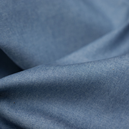 Jeansowa tkanina COTTON DENIM - cienka, lekka, oddychająca, naturalna tkanina o bardzo przyjemnym chwycie.
