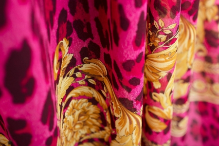 TKANINA SZYFON ANIMAL BAROQUE PRINT