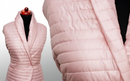 TKANINA PIKOWANA STRIPES CRYSTAL PINK