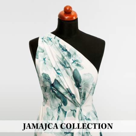 Tkanina z 100% wiskozy to lekki, miękki materiał, który pięknie układa się na sylwetce, tworząc naturalne fałdy i swobodny ruch.