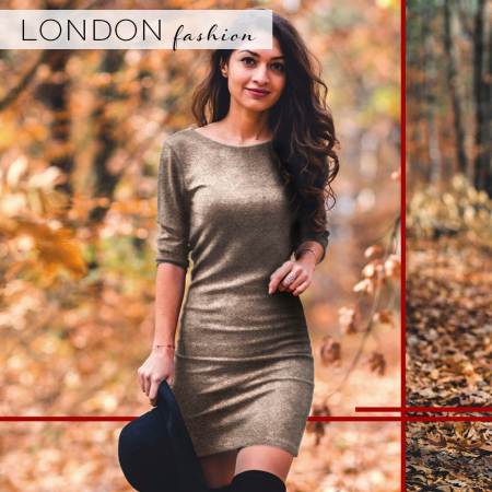 Unikatowa dzianina swetrowa z kolekcji London fashion.