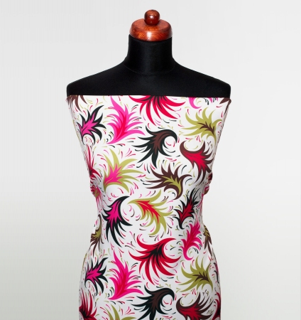 TKANINA KARELIA ABSTRACT FLOWERS