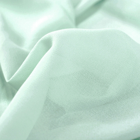 Lekka i zwiewna tkanina szyfonowa wykonana z mocno skręconej przędzy.