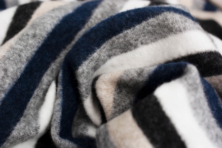 DZIANINA ANGORKA STRIPES BLACK/GREY/NAVY