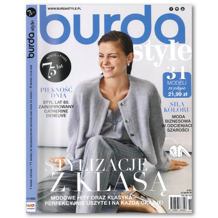 Miesięcznik Burda Style to czasopismo skierowane do osób, które uwielbiają szyć.