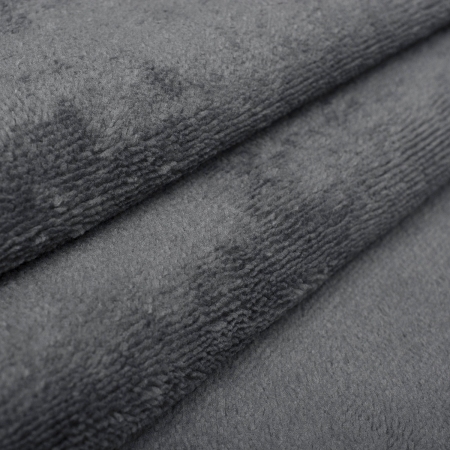 Tkanina Frotte wykonana z mieszanki włókien bawełnianych oraz bambusowych.
