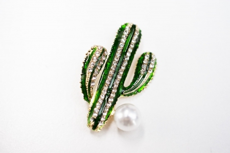 APLIKACJA BROSZKA PEARL CACTUS