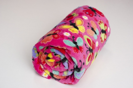 MINKY WELUR BUTTERFLY LIVING FUCHSIA