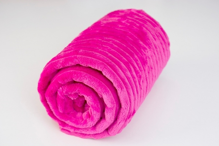 MINKY STRIPES - FUCHSIA PURPLE
