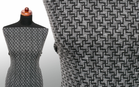 DZIANINA BLACK/GRAPHITE PATTERN