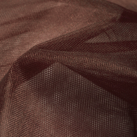 Tiul nabłyszczany - delikatna tkanina o splocie ażurowym.