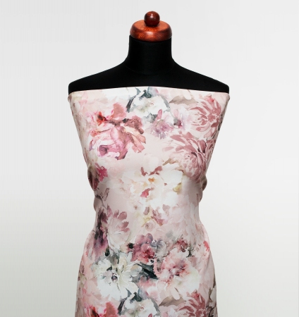 TKANINA KARELIA PASTEL ROSE BLOSSOM