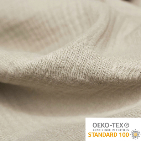 Muślin bawełniany – przyjemna w dotyku tkanina, wykonana z cienkich, skręconych włókien bawełny.