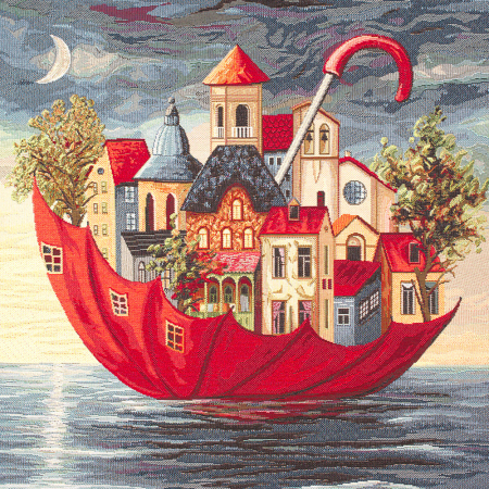 Tkanina żakardowa gobelinowa, panel na poduszkę, doskonale dopełni wystrój wnętrza.