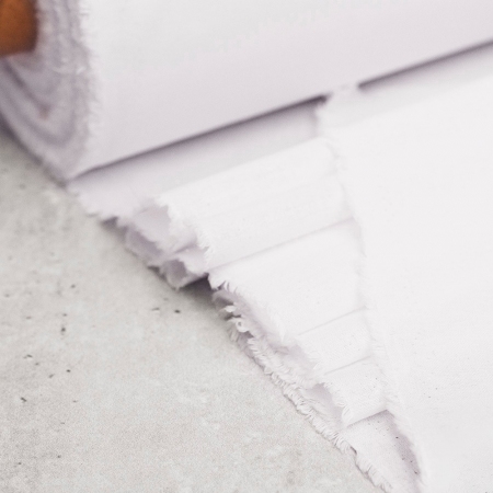 Bawełniana tkanina płócienna z warstwą klejącą z jednej strony.