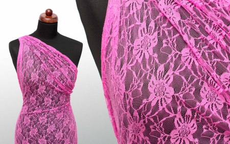 KORONKA ELASTYCZNA PINK