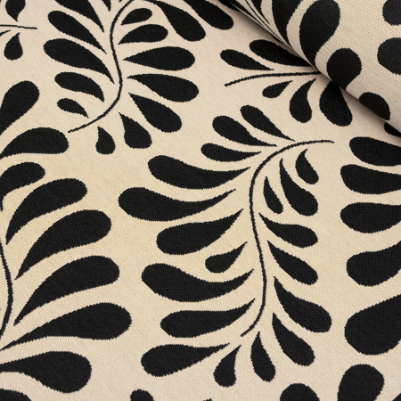 Tkanina gobelinowa to dekoracyjny materiał o gęstym splocie, który wyróżnia się eleganckimi, często artystycznymi wzorami.